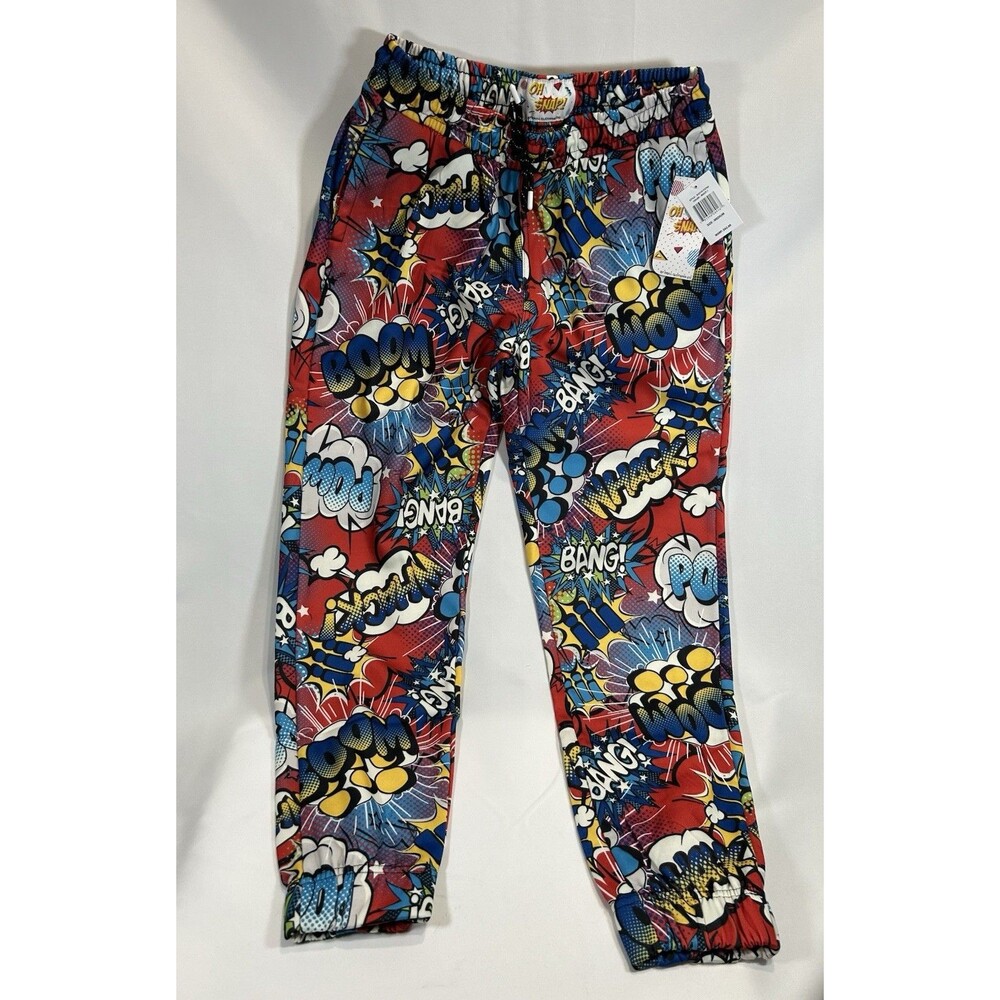 OH SNAP!  Pop Art Comic Print Joggers Men's Size Medium